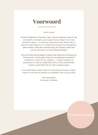 MIJN NIEUWE BALANS - WERKBOEK