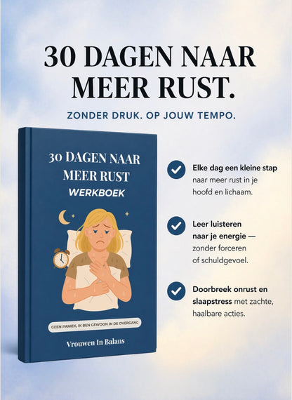 30 DAGEN NAAR MEER RUST - WERKBOEK